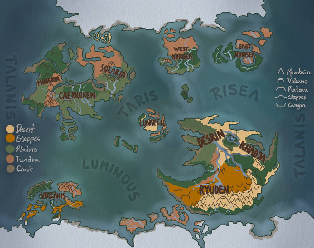 RPG Map / Commissioned Work by solar-buch on DeviantArt