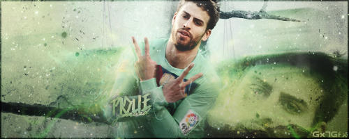 Gerrard Pique Sign