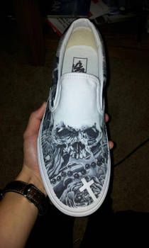 Custom Vans - Skull