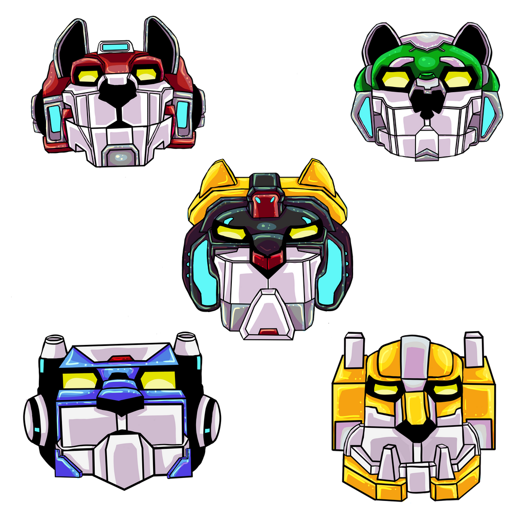 voltron lions by xwolf19 on DeviantArt