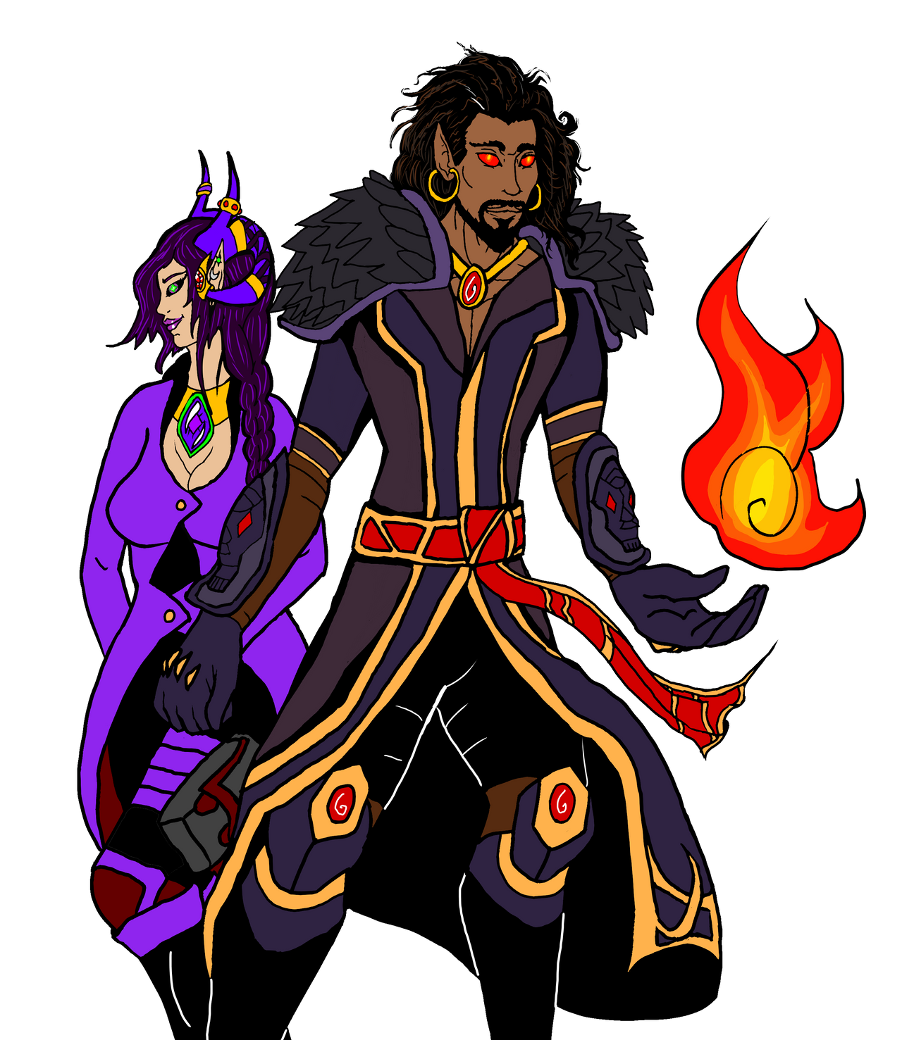 Wraithium God Wrathion x Laiyilin by Ardat-Lillithium on DeviantArt