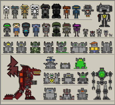 some Pixel Robots