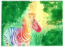 Zebra Watercolor