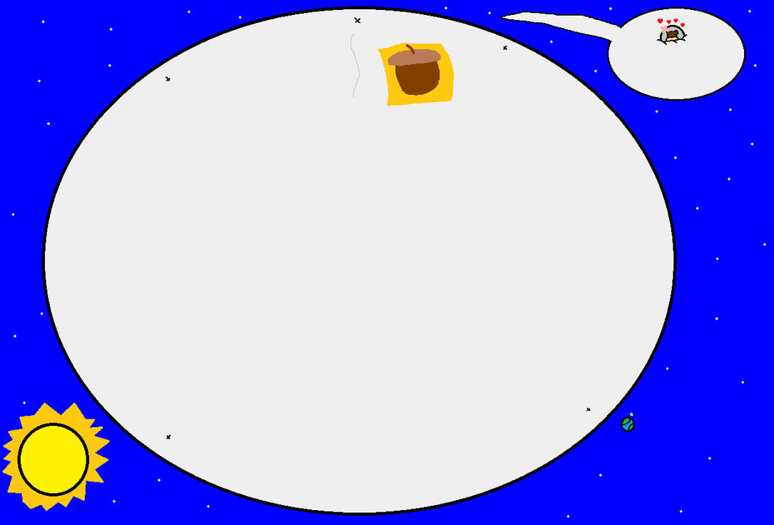 Sandy as a huge planet by Blimpy-Blue on DeviantArt