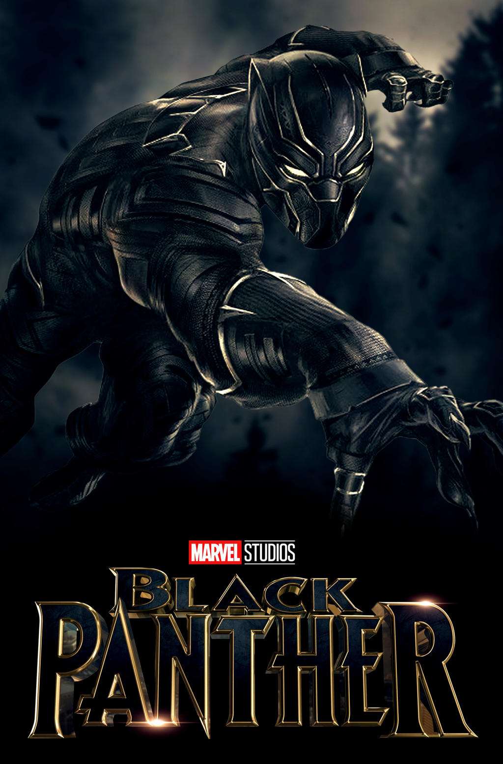 Black Panther Mock Movie Poster by BryanUnderwood on DeviantArt