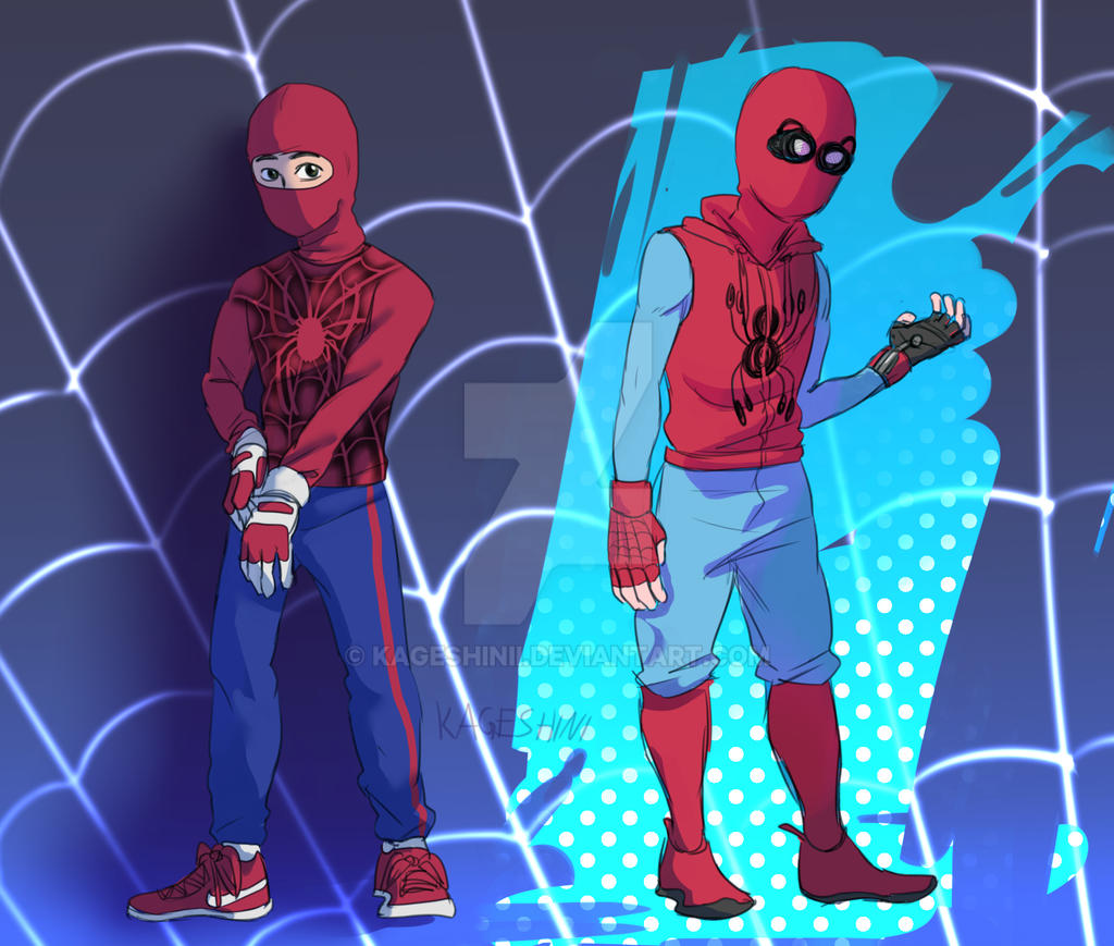 Spider Man Homemade Suits By Kageshinii On Deviantart