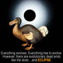 Evolutionary dead ends: the dodo and ECLIPSE