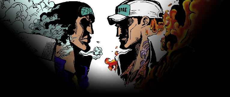Aokiji Vs Akainu From One Piece 650 By Bhzt05 On Deviantart Aokiji Vs Akainu From One Piece 650 By Bhzt05 On Deviantart