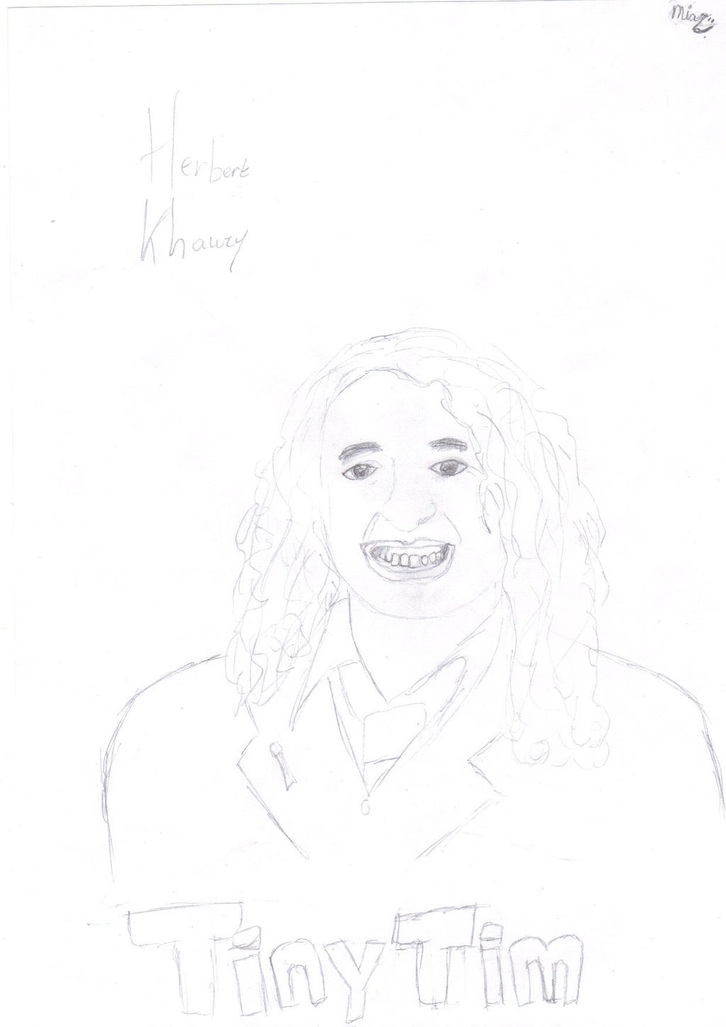 Tim Drawing From Mit Tiny Tim Drawing by SuperMiep on DeviantArt