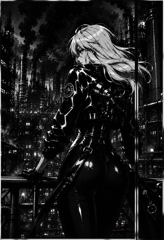 Goth Android Cyber Gothic Android | Dark Anime - Steam Artwork by Nuuriee on DeviantArt