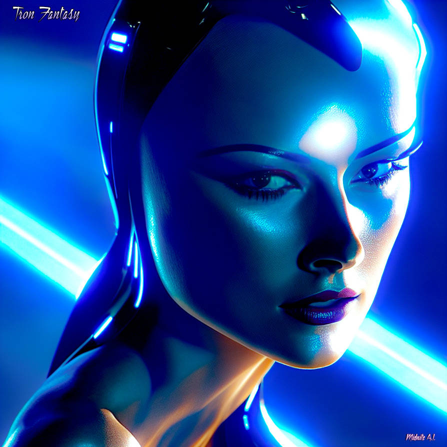 Tron like setting fashion model by AZMidnite on DeviantArt