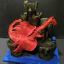 Red Dragon Castle Cake 2