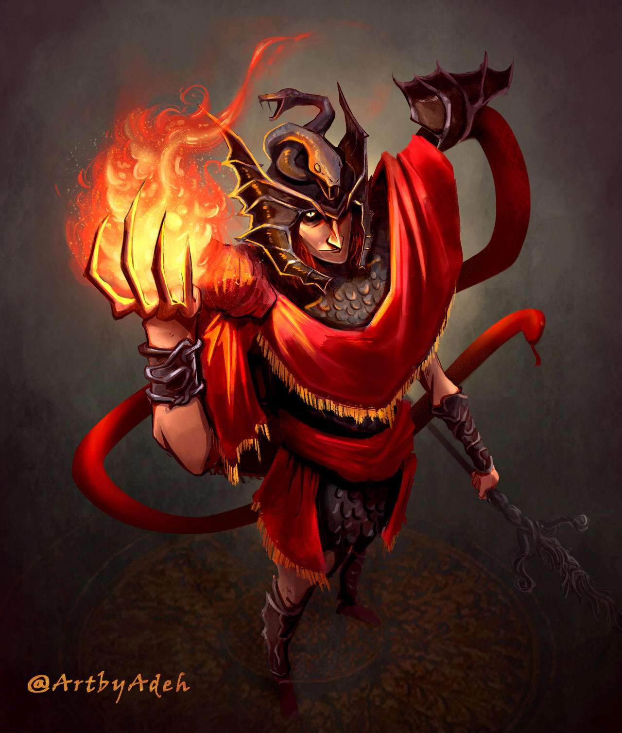 Messmer the impaler by ArtbyAdeh on DeviantArt