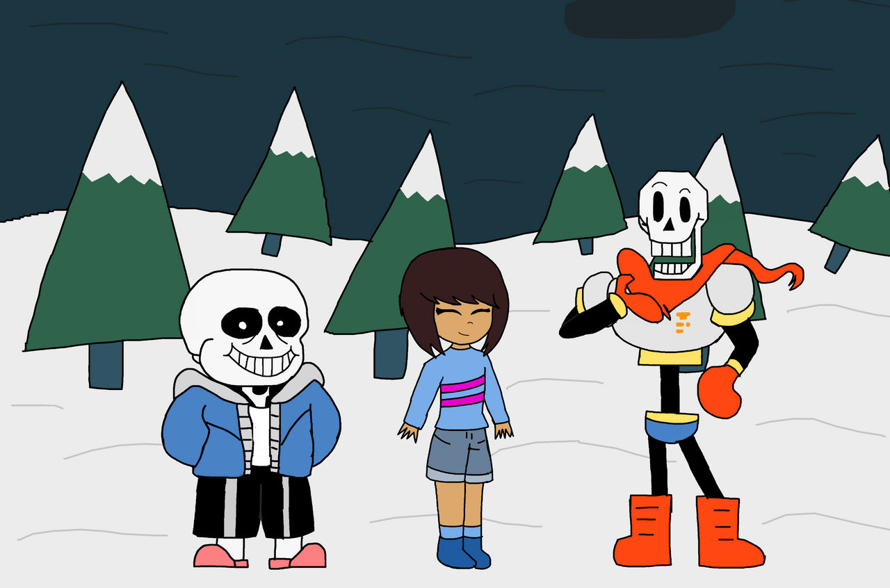 Sans Frisk And Papyrus Fan Art By Gontsuk On DeviantArt sans-frisk-and-papyrus-fan-art-by-gontsuk-on-deviantart
