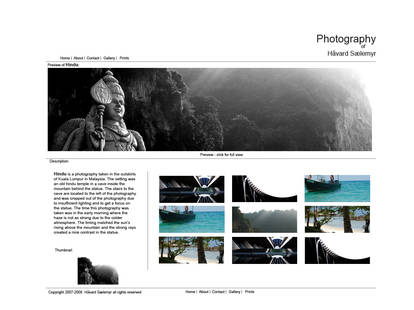 Classic photography portfolio