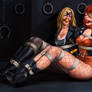 Black Canary and Blitzfire 