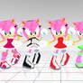 Amy costumes IF she was in Sonic rivals 2