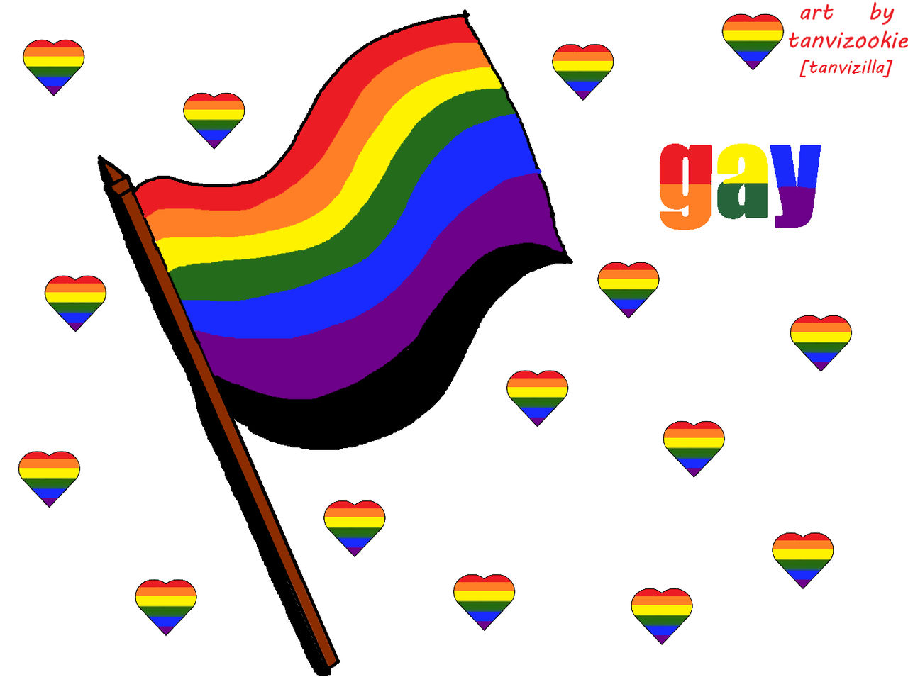 Gay Flag By TanvaniaThe1AndOnly On DeviantArt gay-flag-by-tanvaniathe1andonly-on-deviantart