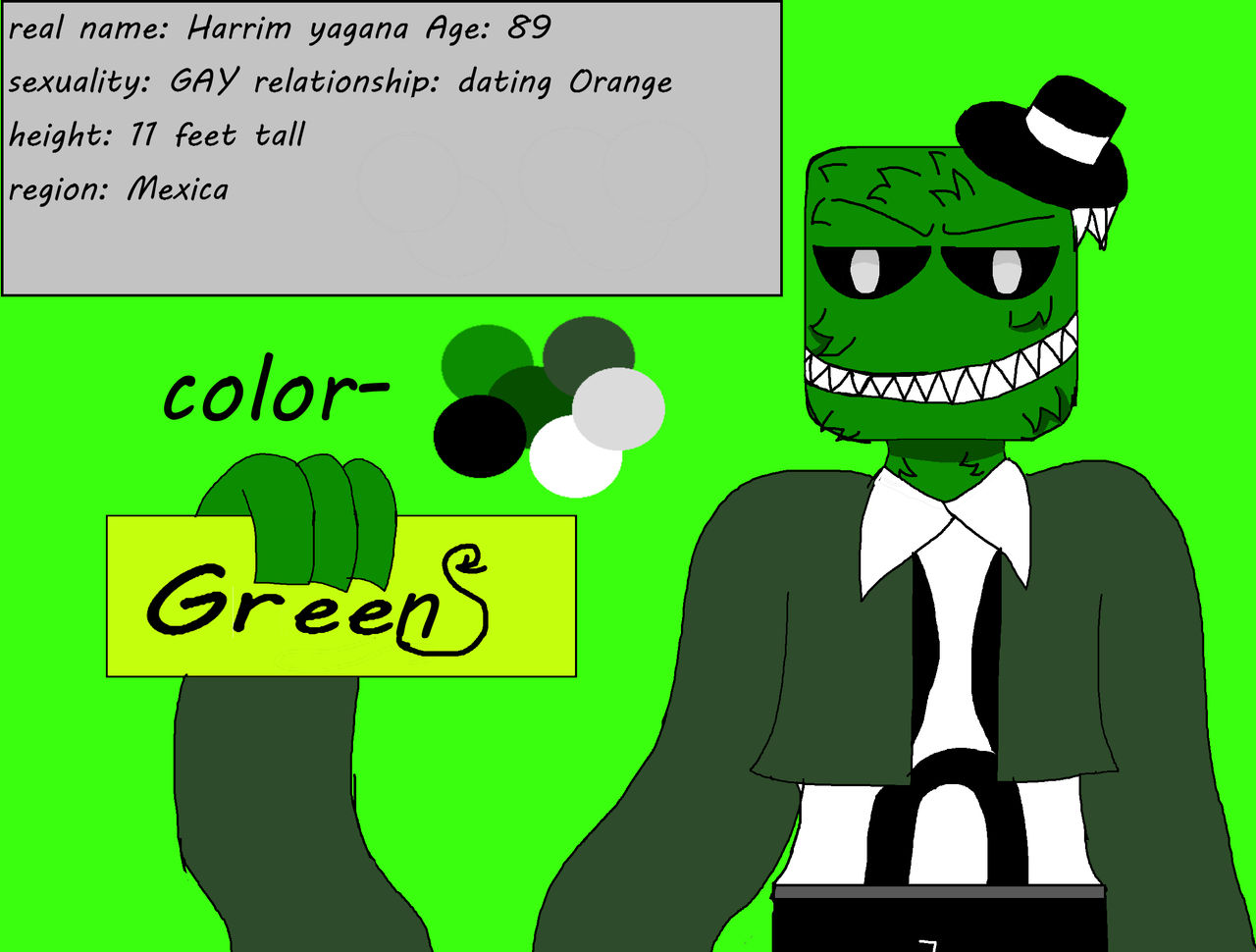 Rainbow friends Green by TanvaniaThe1AndOnly on DeviantArt