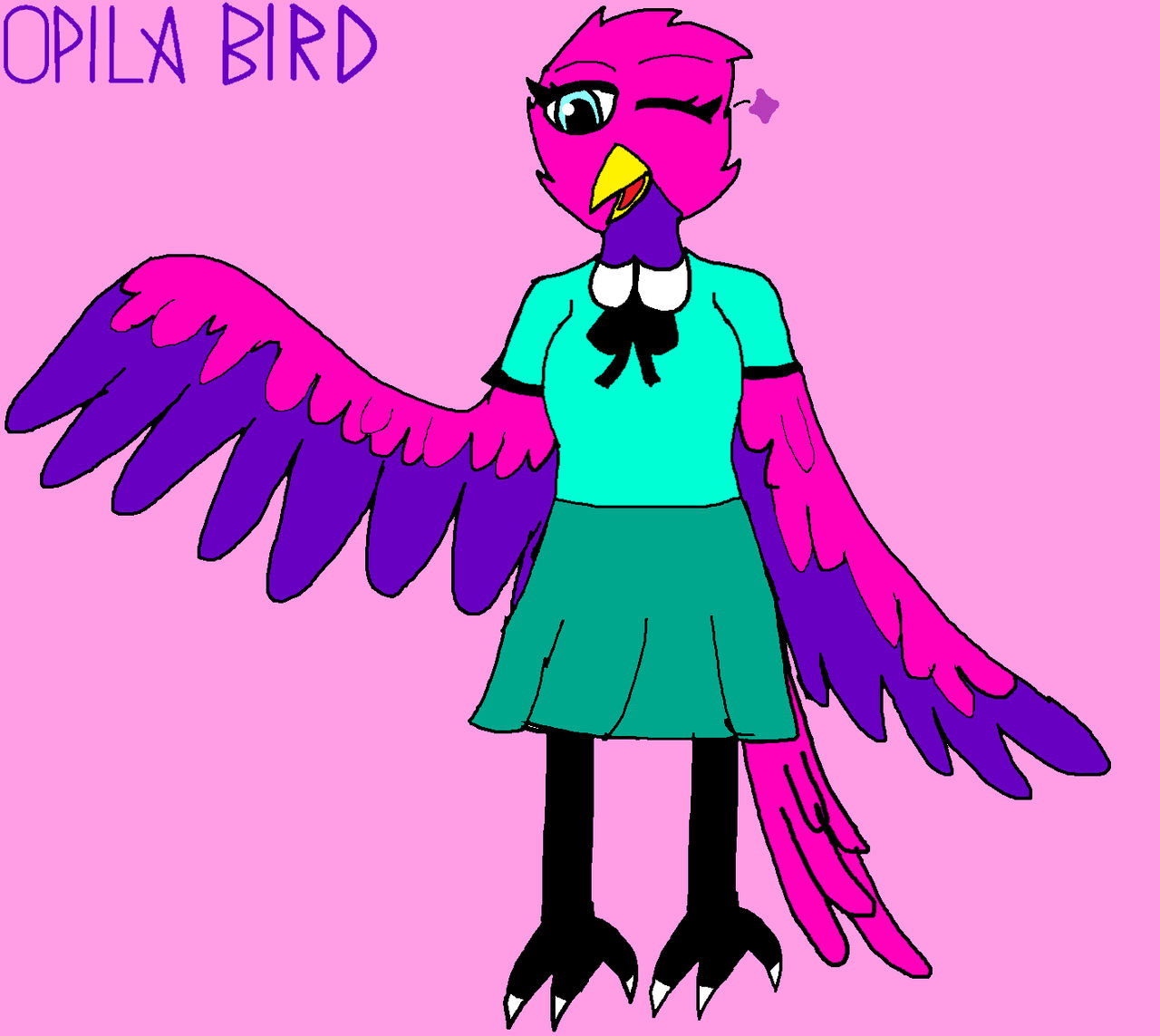 Opila Bird by jazminfoxybonnie on DeviantArt