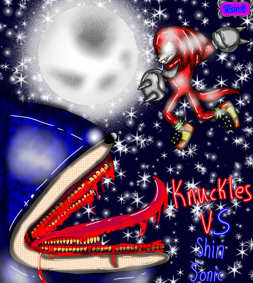 Shin Nuckles Knuckles Vs Shin Sonic by TanvaniaThe1AndOnly on DeviantArt