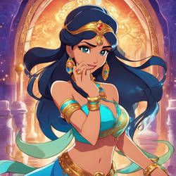 DreamUp creation 88 Princess Jasmine 1/3