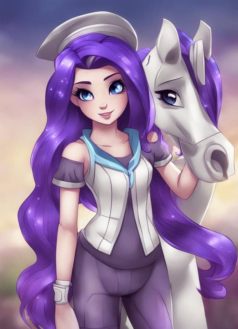 Human Rarit Rarity human version 2/3 by Creiche on DeviantArt