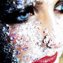 Face of glitter