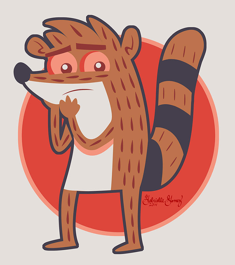 Rigby by rabidragdoll on DeviantArt