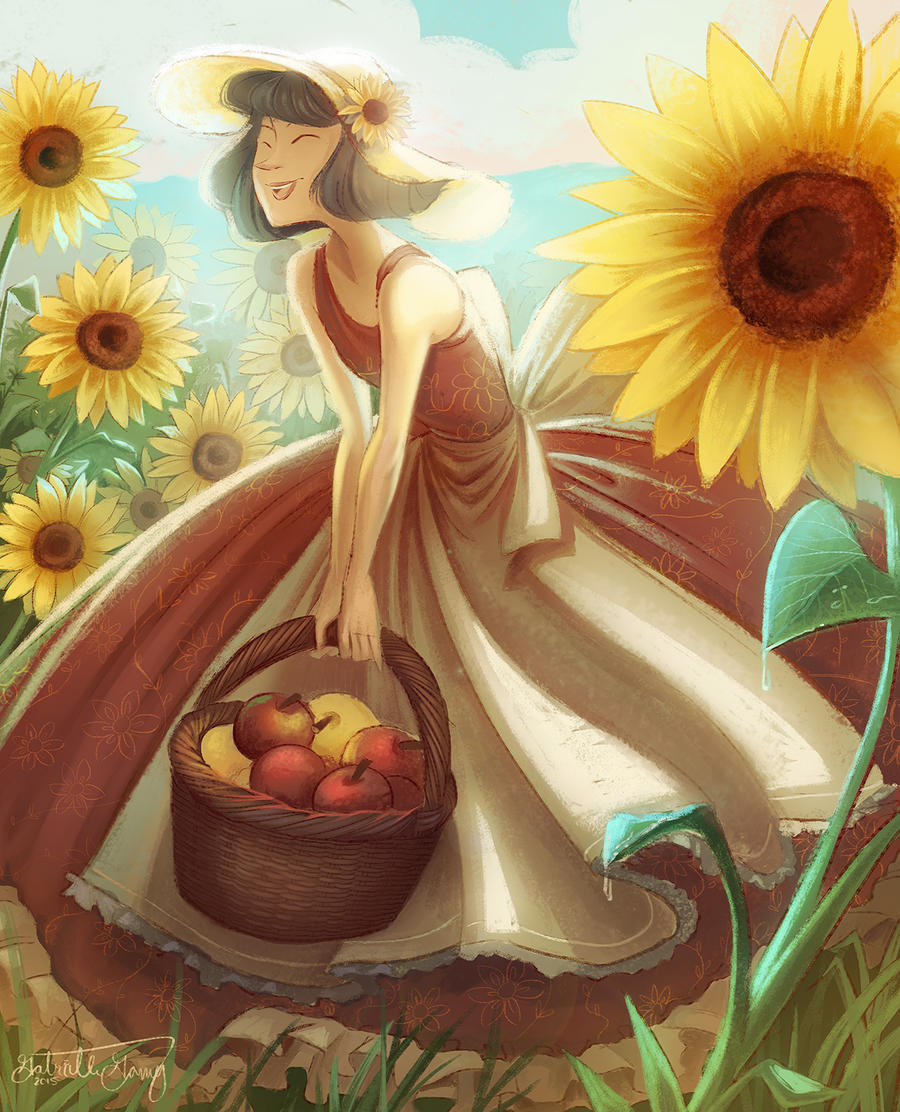 Sunflower Girl