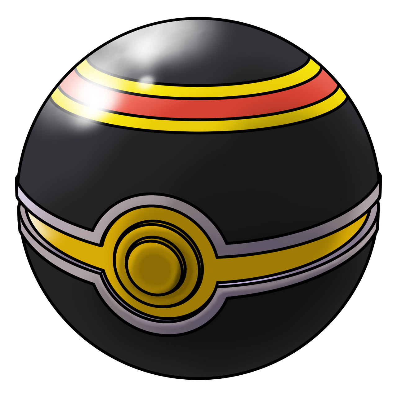 Free download  Luxury Ball, gray and yellow pokeball transparent