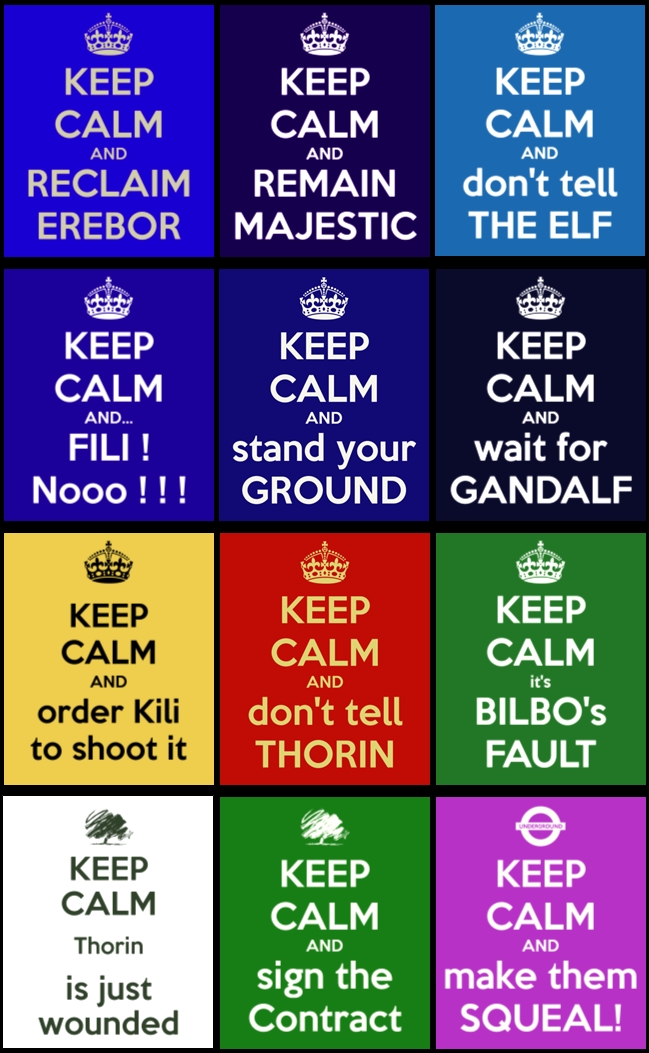 TGD #8: Keep calm in Middle-Earth