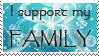 I support my family stamp by Angvil-Stock