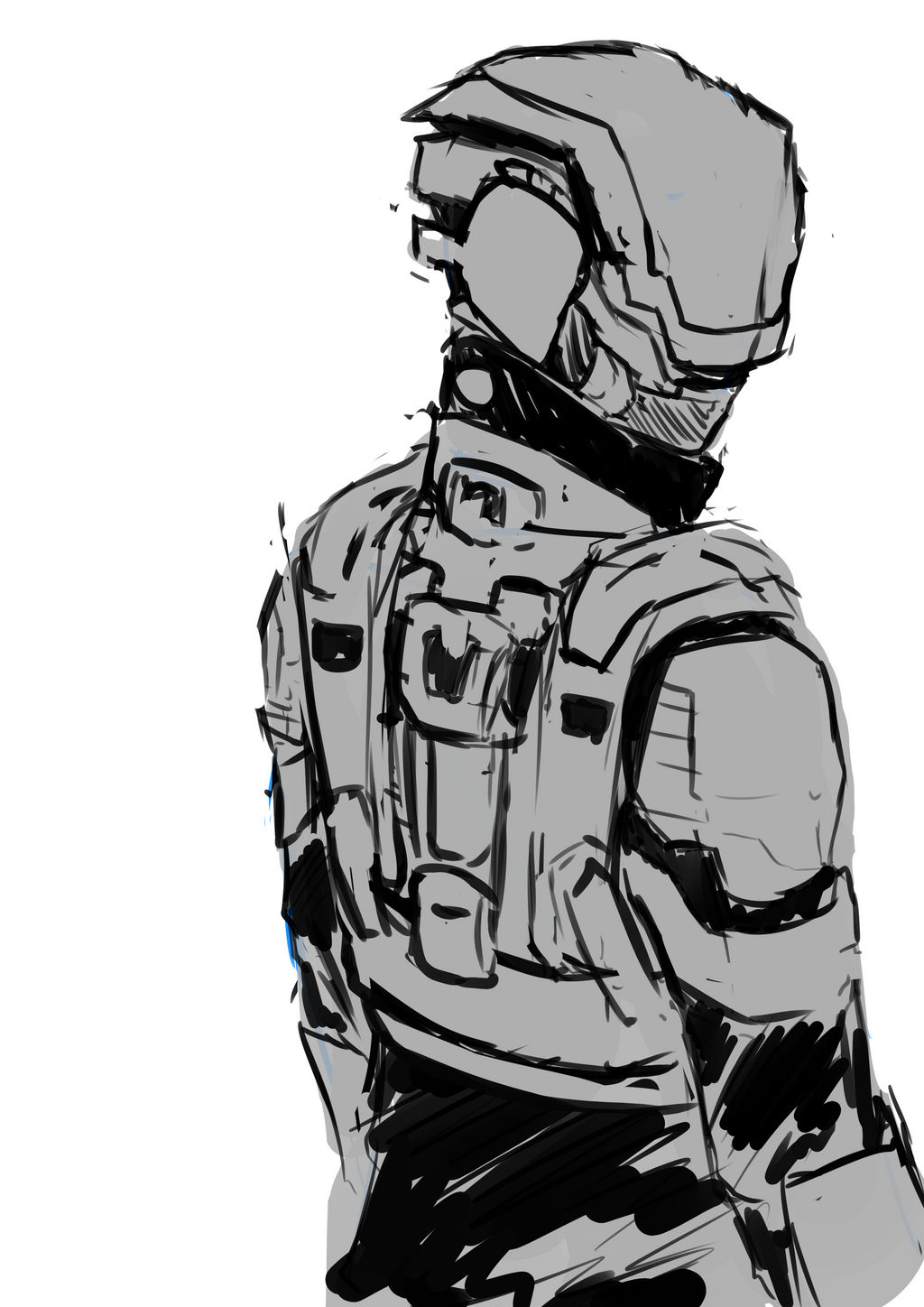 Future Armor Sketch by BladeWild on DeviantArt