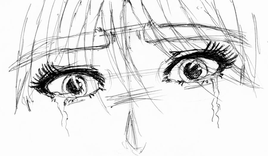 Sad Eyes...Sketch Test by EndlessHope1890 on DeviantArt