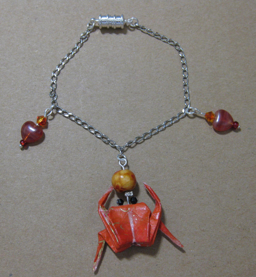 Origami Crab Bracelet