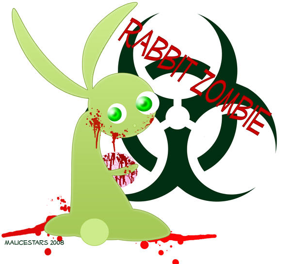 Rabbit Zombie by MalicesArt on DeviantArt