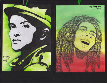 Bruno Mars and Bob Marley