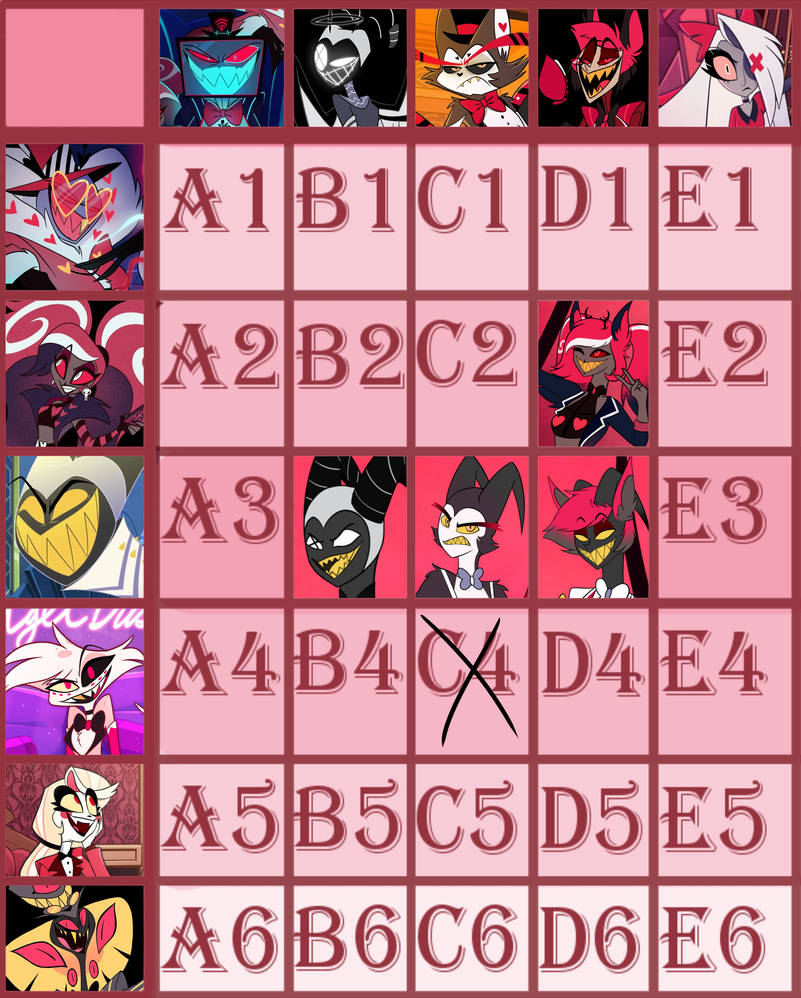 Hazbin Hotel | Breeding chart | Open by KorosusAdopts on DeviantArt