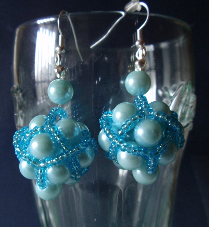 Light Blue Earrings