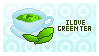 I Love Green Tea #Stamp
