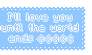 Stamp_I'll love you until the world ends
