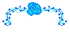 Blue Rose Divider
