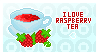 I Love  Raspberry Tea #Stamp