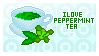 I Love  Peppermint Tea #Stamp