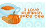 I Love Pumpkin Spice Tea #Stamp