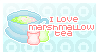 I Love Marshmallow Tea #Stamp