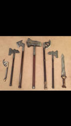 Homemade Dwarf weapons