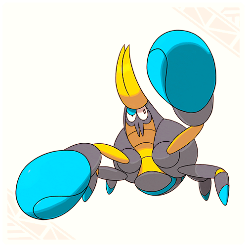 Shiny Crabrawler by mooparr on DeviantArt
