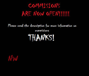 Commissions Are Now Open!!!!
